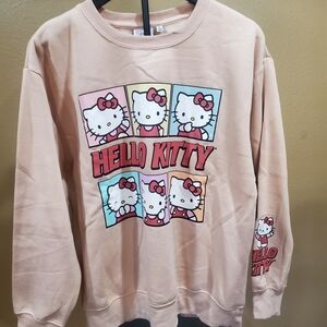 Hello Kitty Women's Pink Graphic Sweater